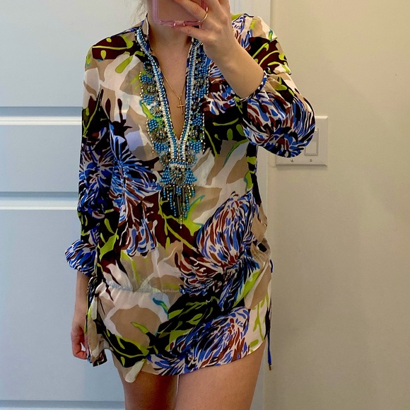 HALE BOB luxury Caribbean beach coverup - Picture 2 of 9